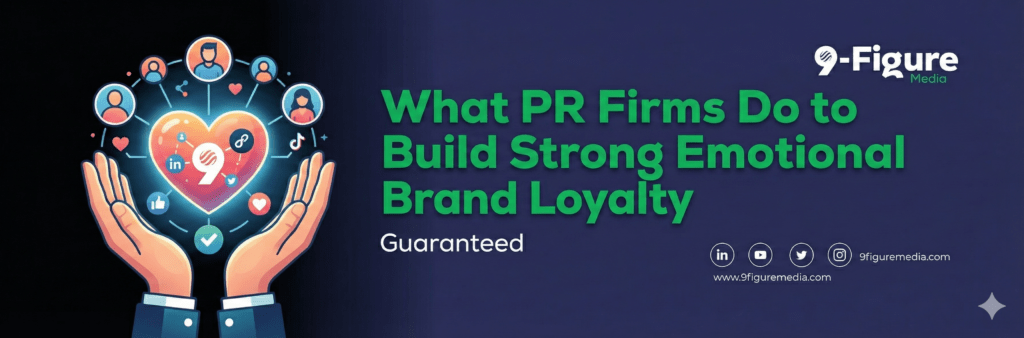 What PR Firms Do to Build Strong Emotional Brand Loyalty